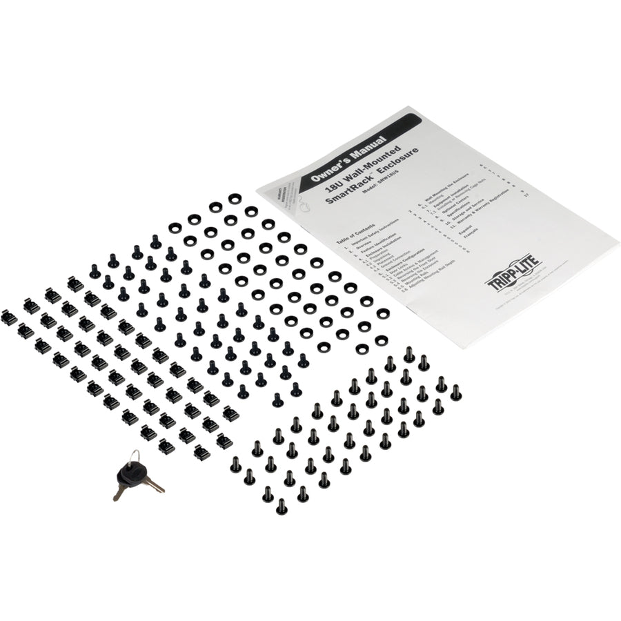 Tripp Lite 18U Wall Mount Rack Enclosure Server Cabinet Hinged Wallmount 13" Depth