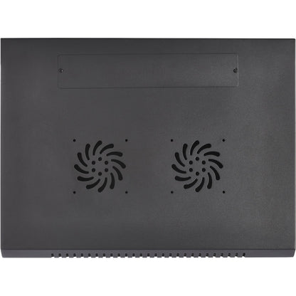 V7 9U Rack Wall Mount Glass Door Enclosure