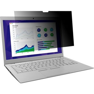 3M Privacy Filter Black - For 15.6" Widescreen LCD Notebook - 16:9 - Dust Resistant, Scratch Resistant - For 15.6" Widescreen LCD Notebook - 16:9 - Dust Resistant, Scratch Resistant