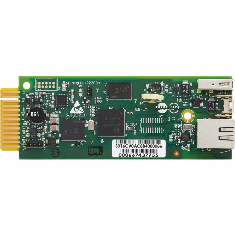 Tripp Lite WEBCARDLXMINI Web Management Accessory Card for Select Tripp Lite UPS Systems