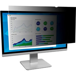3M Privacy Filter for 20 in Monitors 16:9 PF200W9B Black, Glossy, Matte