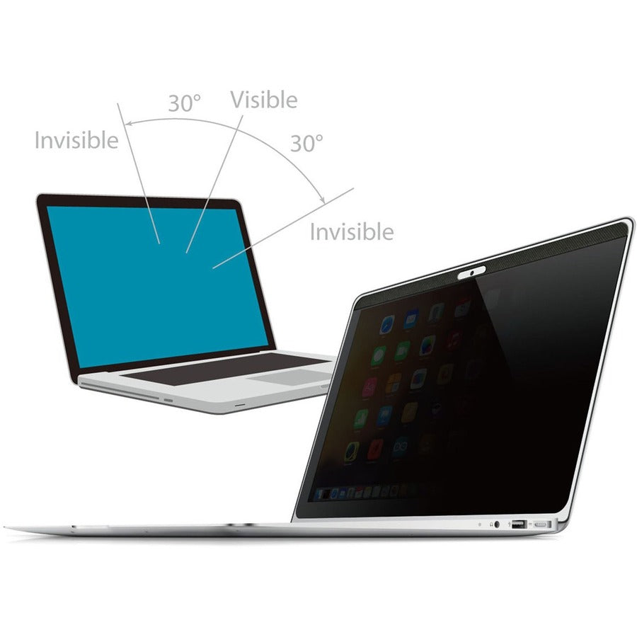 StarTech.com Laptop Privacy Screen for 15 inch MacBook Pro & Air - Magnetic Removable Security Filter - Blue Light Reducing - Matte/Glossy