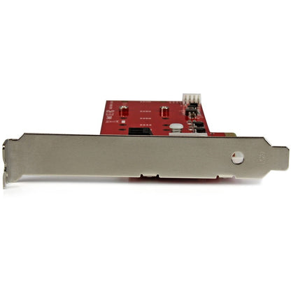 StarTech.com 2x M.2 NGFF SSD RAID Controller Card plus 2x SATA III Ports - PCIe - Two Slot PCI Express M.2 RAID Card plus Two SATA Ports
