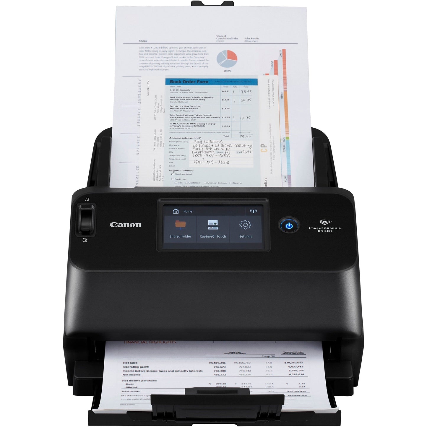 Canon imageFORMULA DR-S150 Sheetfed Scanner - 600 dpi Optical