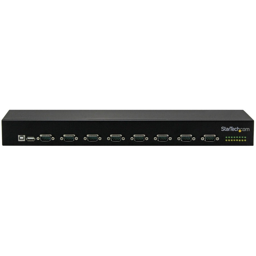 StarTech.com USB to Serial Hub - 8 Port - COM Port Retention - Rack Mount and Daisy Chainable - FTDI USB to RS232 Hub