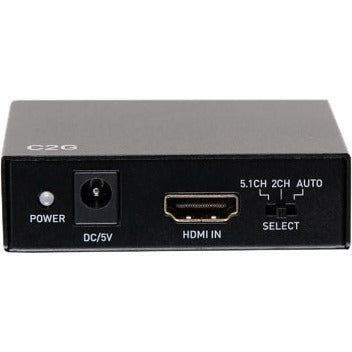 C2G HDMI Audio Extractor with TOSLINK, SPDIF and 3.5mm - 4K 60Hz