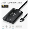VanCryst VS82H 2-Port True 4K HDMI Splitter