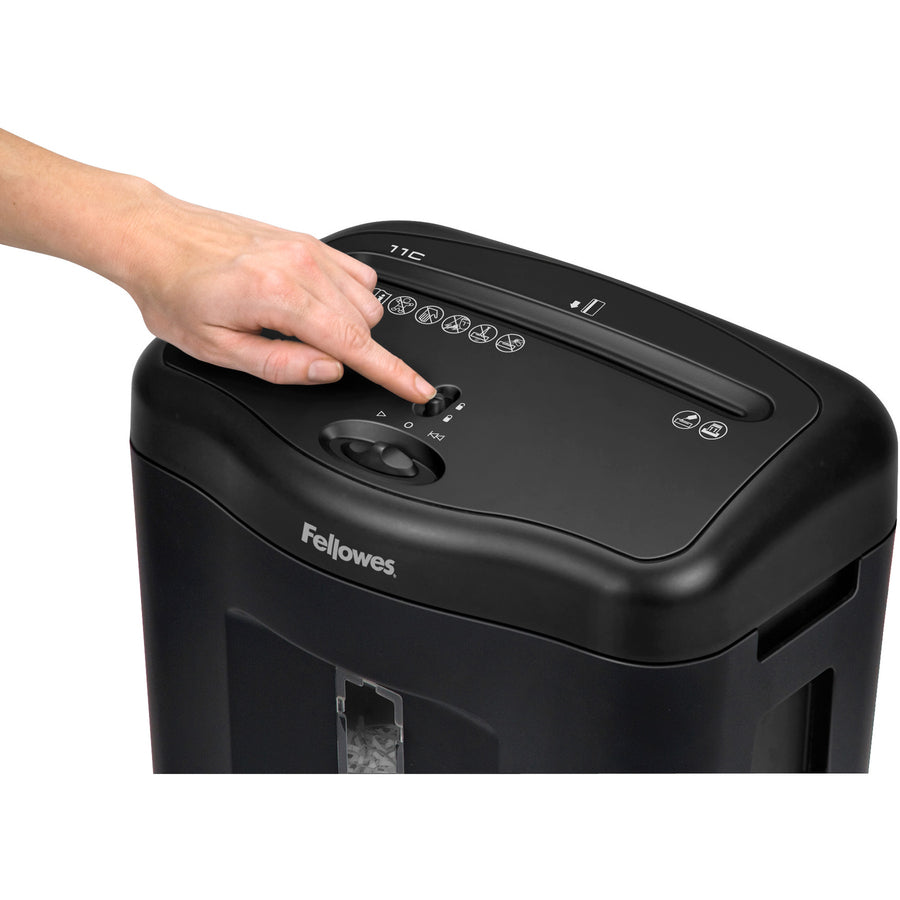 Fellowes Powershred&reg; 11C Cross-Cut Shredder