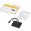 StarTech.com 3-Port Multi Monitor Adapter - USB-C to DisplayPort 1.2 Video Splitter - USB Type-C to DP MST Hub - TB3 Compatible - Windows