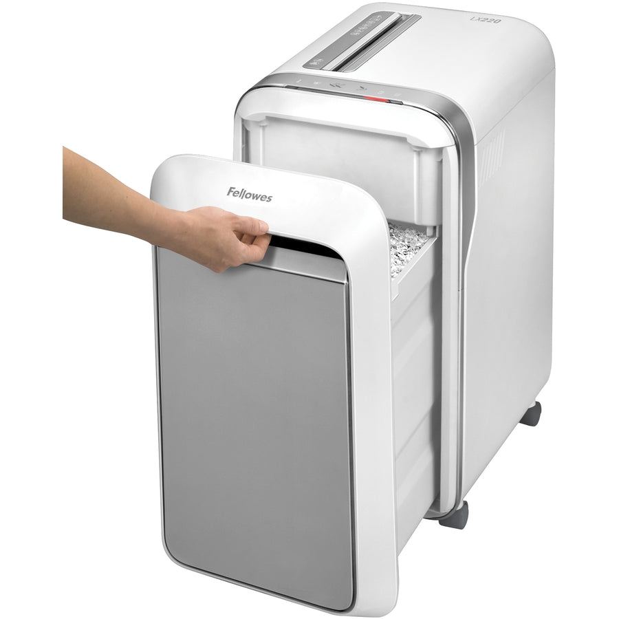 Fellowes Powershred&reg; LX220 Micro-Cut Shredder (White)