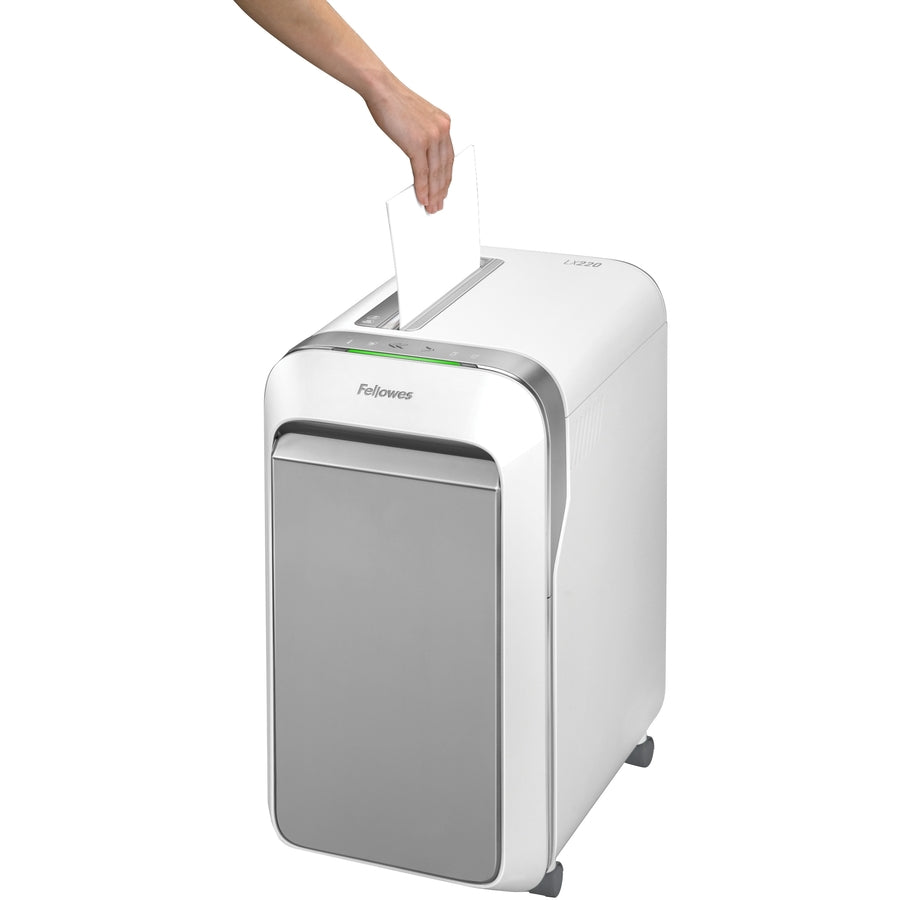 Fellowes Powershred&reg; LX220 Micro-Cut Shredder (White)