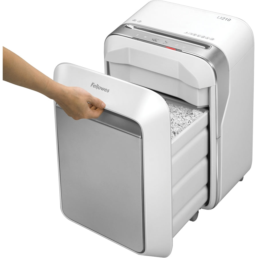 Fellowes Powershred&reg; LX210 Micro-Cut Shredder (White)