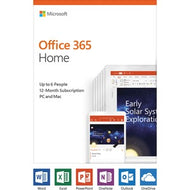 Microsoft Office 365 Home 32/64-bit - Subscription License - 6 User, 6 PC/Mac - 1 Year
