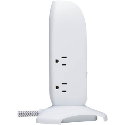 Tripp Lite Surge Protector Tower 5-Outlet 3 USB Ports 6ft Cord 5-15P White