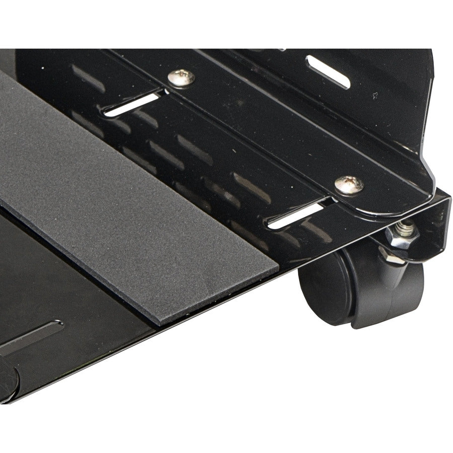 SYBA Steel PC Stand for ATX Case with Adj. Width with Caster Wheels