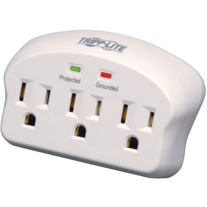 Tripp Lite Surge Protector Wallmount Direct Plug In 3 Outlet 660 Joules