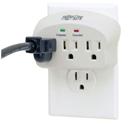 Tripp Lite Surge Protector Wallmount Direct Plug In 3 Outlet 660 Joules