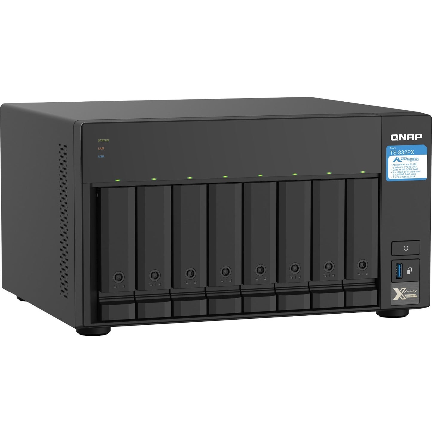 QNAP TS-832PX-4G SAN/NAS Storage System