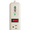 Tripp Lite Surge Protector Power Strip TL P74 R 120V Rt Angle 7 Outlet 4' Cord