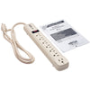 Tripp Lite Surge Protector Power Strip TL P74 R 120V Rt Angle 7 Outlet 4' Cord