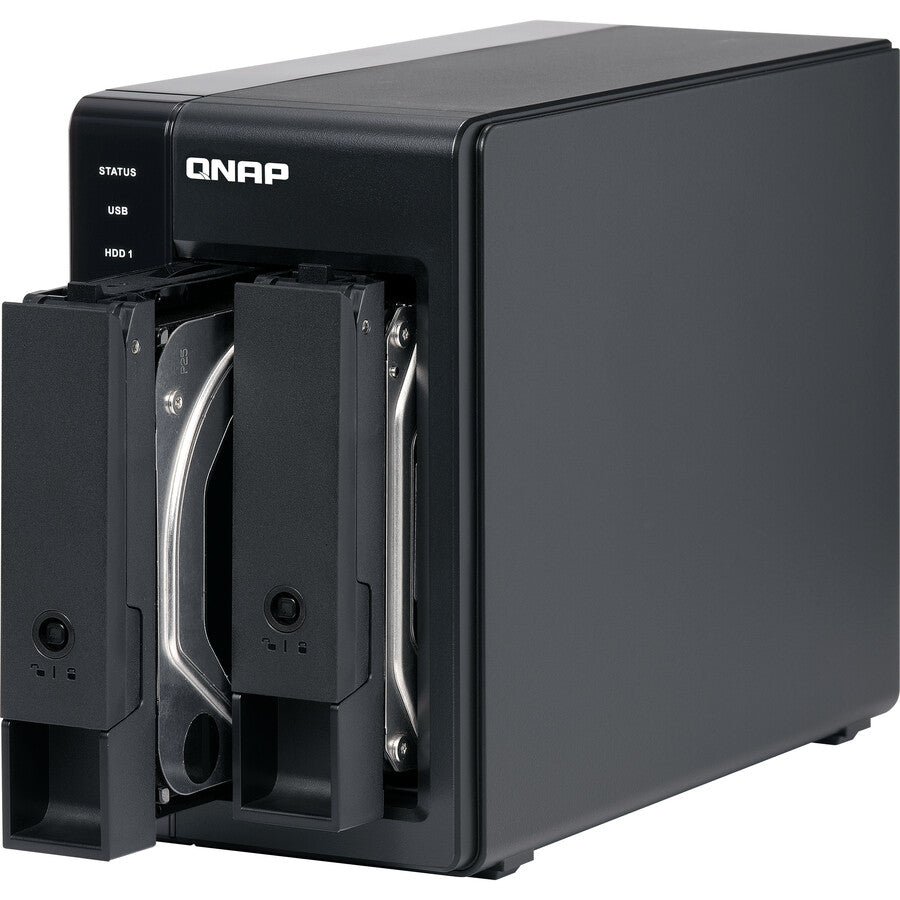 QNAP 2 Bay USB Type-C Direct Attached Storage with Hardware RAID
