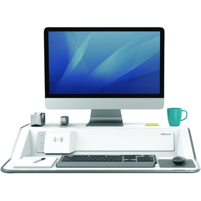 Fellowes Lotus&trade; DX Sit-Stand Workstation - White