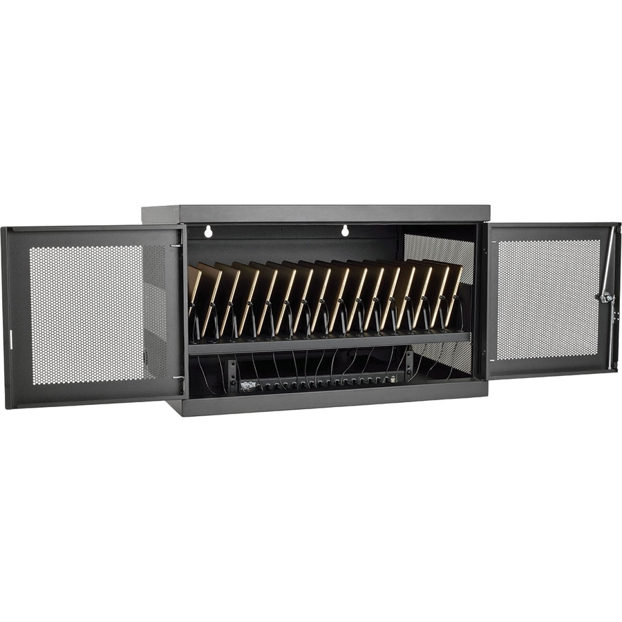 Tripp Lite 16-Port USB Charging Station Cabinet Wall Mount w/ Sync