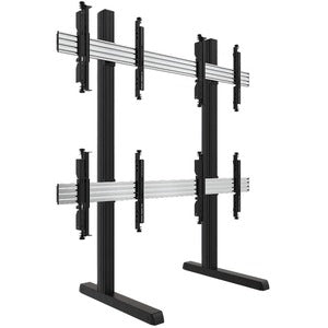 Atdec 2 x 2 freestanding floor mount - Up to 110lb/display - VESA up to 400
