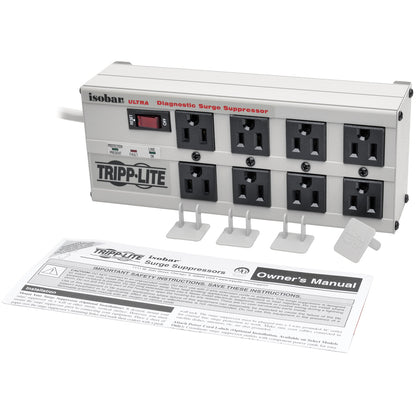 Tripp Lite Isobar Surge Protector Metal 8 Outlet 25' Cord 3840 Joules