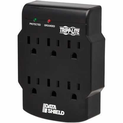 Tripp Lite Surge Protector Wallmount Direct Plug In 120V 6 Outlet 540 Joules Black