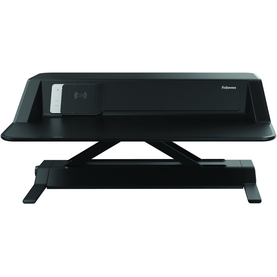 Fellowes Lotus; DX Sit-Stand Workstation - Black