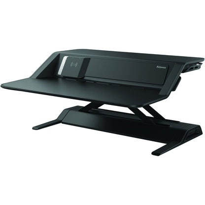 Fellowes Lotus; DX Sit-Stand Workstation - Black