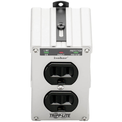 Tripp Lite Isobar Surge Protector Wallmount Direct Plug In 2 Outlet 1410 J