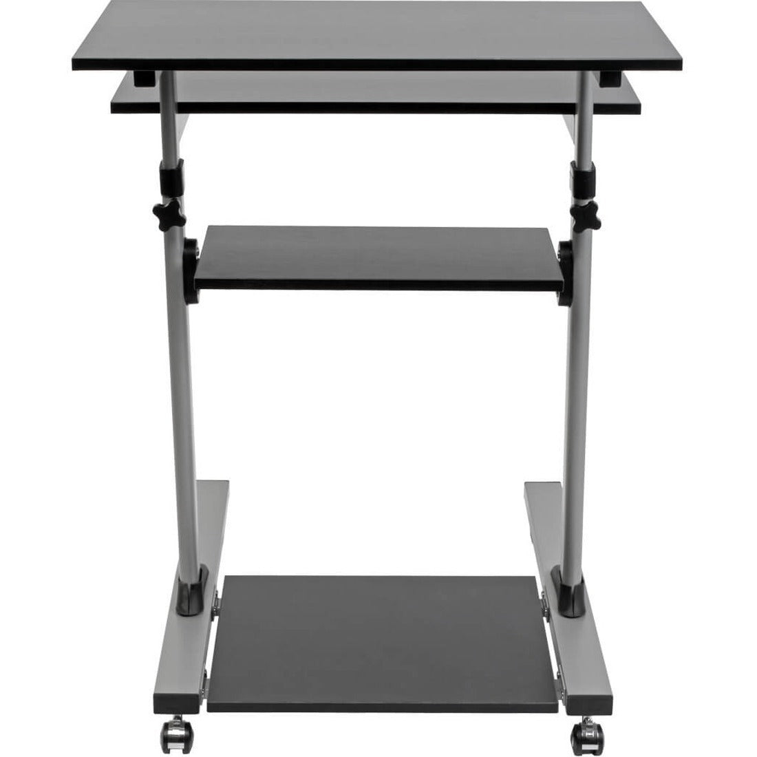 Tripp Lite Rolling Standing Desk/Workstation on Wheels, Height Adjustable, Mobile