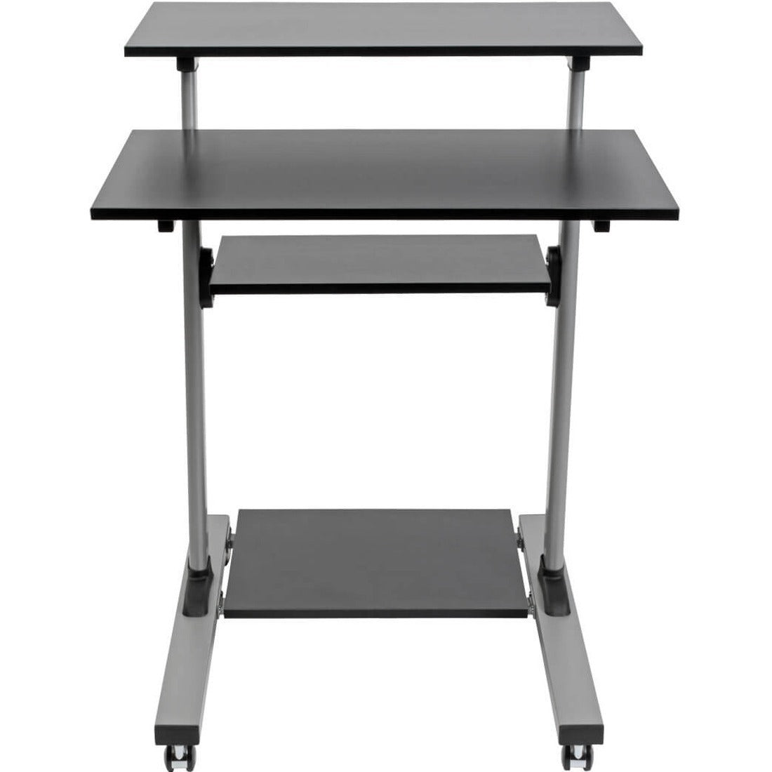 Tripp Lite Rolling Standing Desk/Workstation on Wheels, Height Adjustable, Mobile