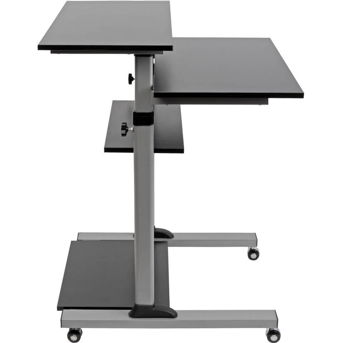 Tripp Lite Rolling Standing Desk/Workstation on Wheels, Height Adjustable, Mobile