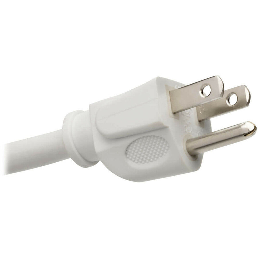 Tripp Lite 3-Outlet Surge Protector Power Strip w/ 2-Port USB Charging White