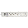 Tripp Lite Surge Protector Power Strip Medical Hospital Metal 6 Outlet 15' Cord