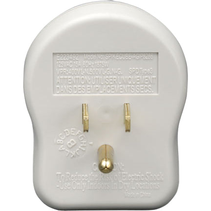Tripp Lite Surge Protector Wallmount Direct Plug In 120V 1 Outlet 600 Joule