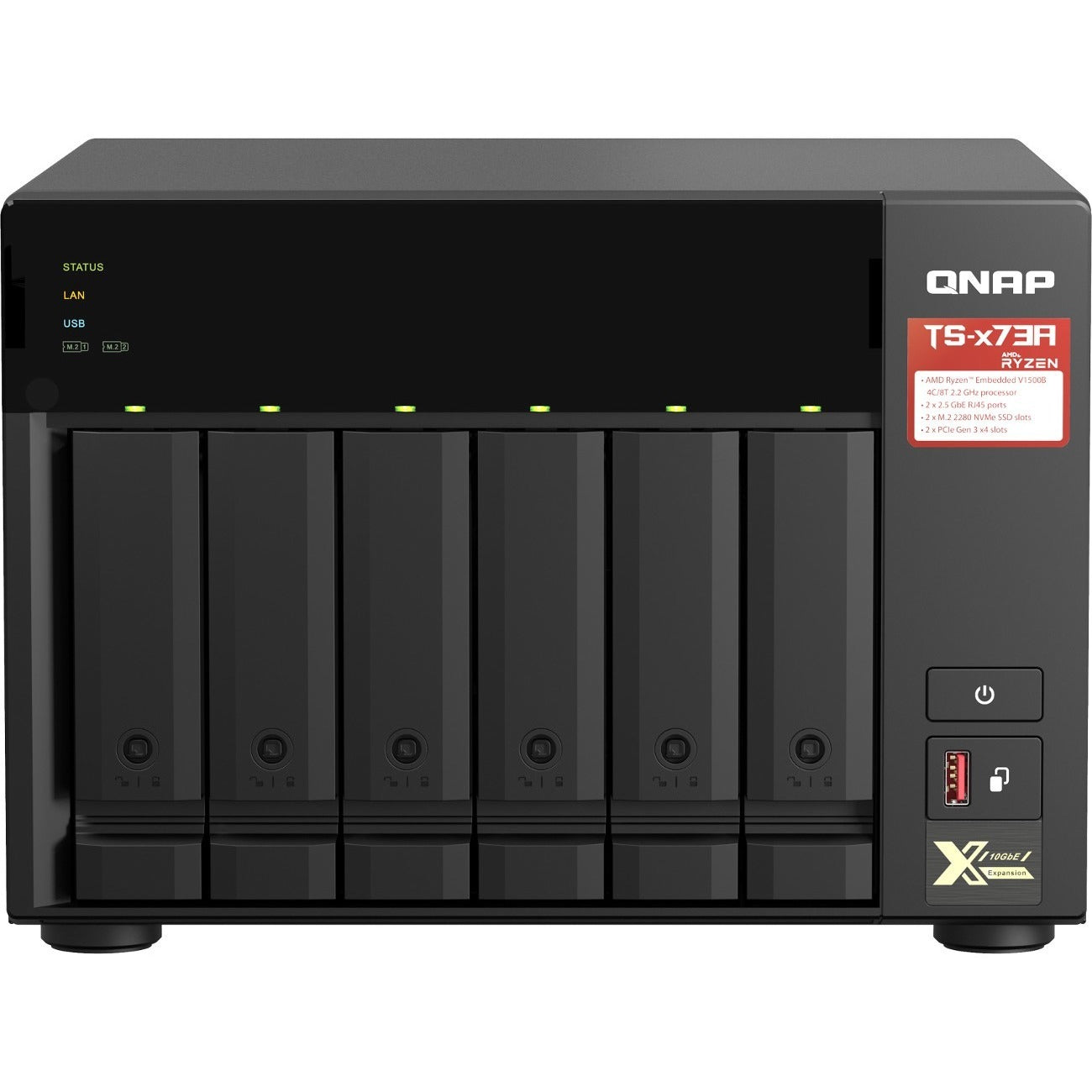 QNAP TS-673A-8G NAS Storage System