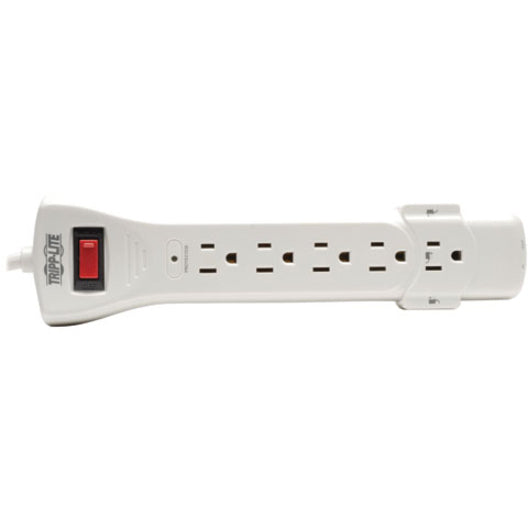 Tripp Lite Surge Protector Power Strip 120V 7 Outlet RJ11 6' Cord 1080 Joules