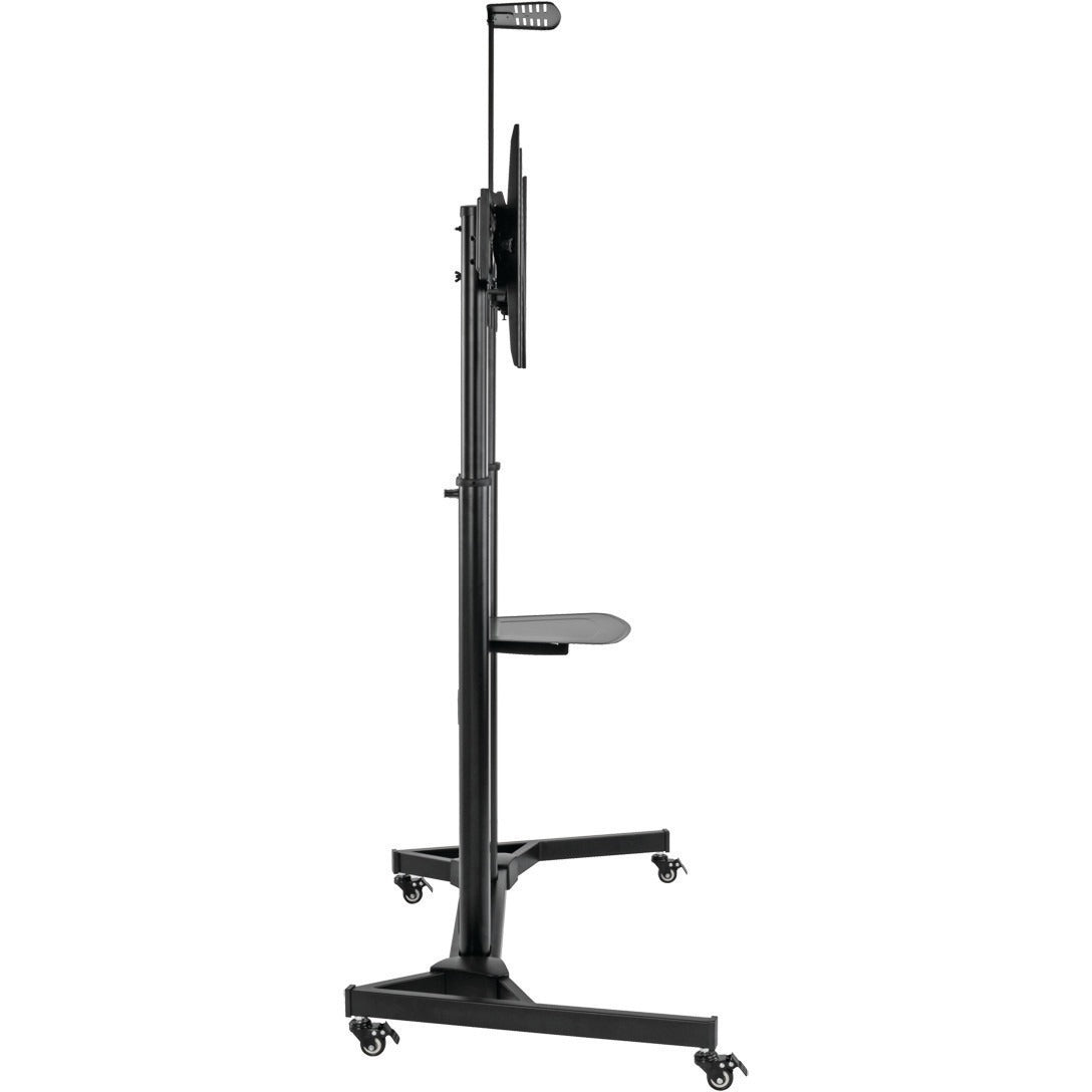 Tripp Lite Dual Screen Mobile TV Floor Stand Cart Height-Adjustable 35-45in