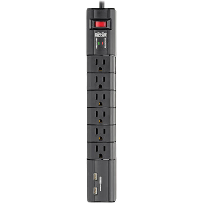 Tripp Lite Surge 6 Outlet 3.4A USB Charger Tablet Smartphone Ipad Iphone