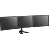 Atdec triple monitor desk mount with a freestanding base - Loads up to 17.6lb - VESA 75x75, 100x100