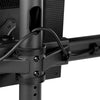 Atdec triple monitor desk mount with a freestanding base - Loads up to 17.6lb - VESA 75x75, 100x100