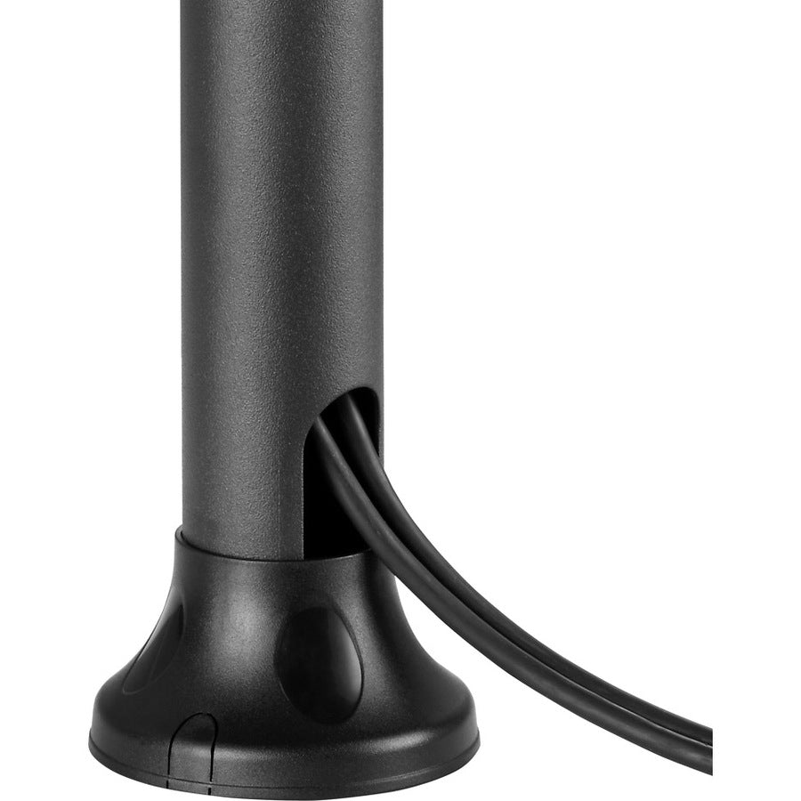 Atdec triple monitor desk mount with a freestanding base - Loads up to 17.6lb - VESA 75x75, 100x100