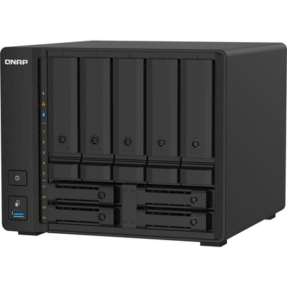 QNAP Compact 9-bay NAS with 10GbE SFP+ and 2.5GbE for Smoother File Applications