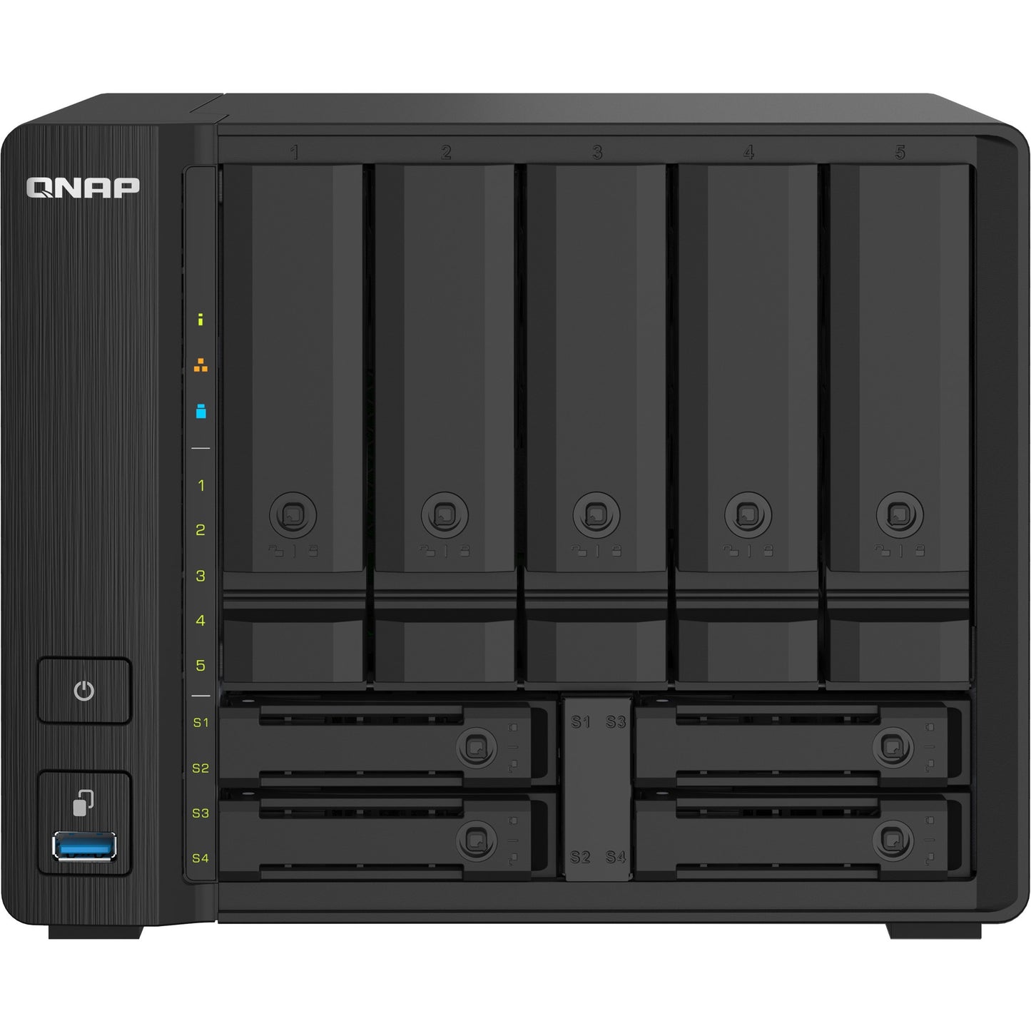 QNAP Compact 9-bay NAS with 10GbE SFP+ and 2.5GbE for Smoother File Applications
