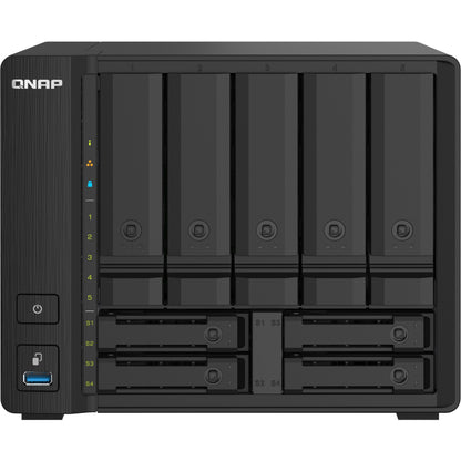 QNAP Compact 9-bay NAS with 10GbE SFP+ and 2.5GbE for Smoother File Applications