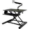 StarTech.com Sit-Stand Desk Converter with Monitor Arm - Up to 26" Monitor - 35" Wide Work Surface - Height Adjustable Standing Desk Converter
